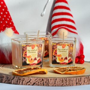 Lumanare parfumata, din ceara de soia